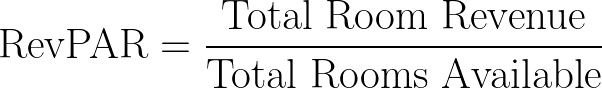Công thức RevPAR