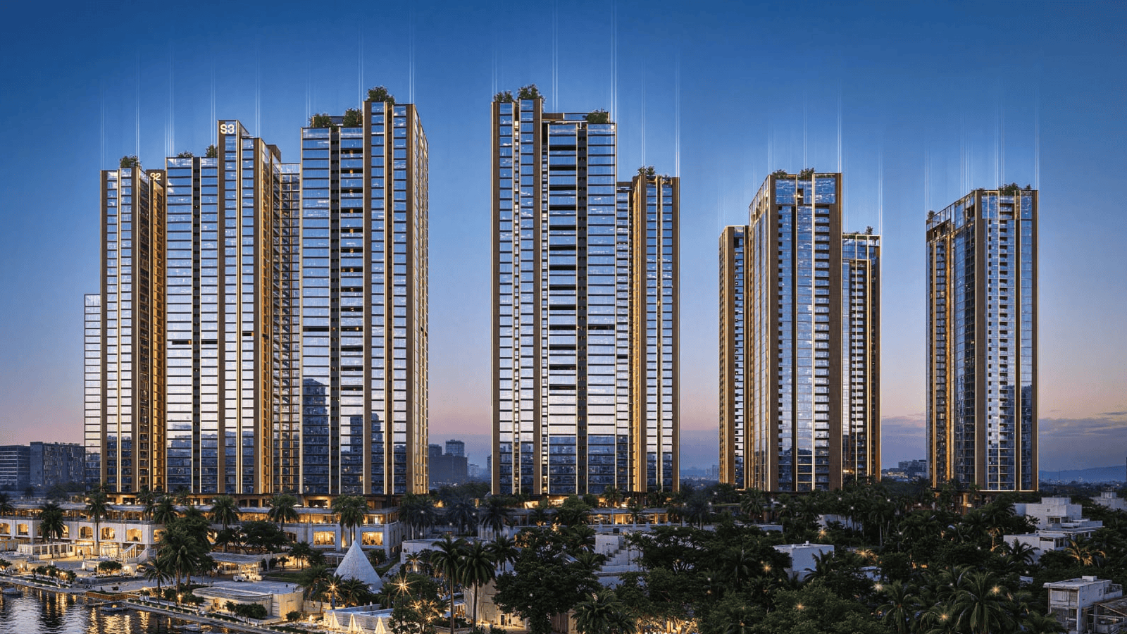 Phối cảnh tổng thể Sunshine Sky City