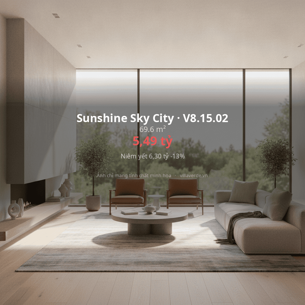 Sunshine Sky City · V8.15.02 - ảnh nội thất - 69.6 m²