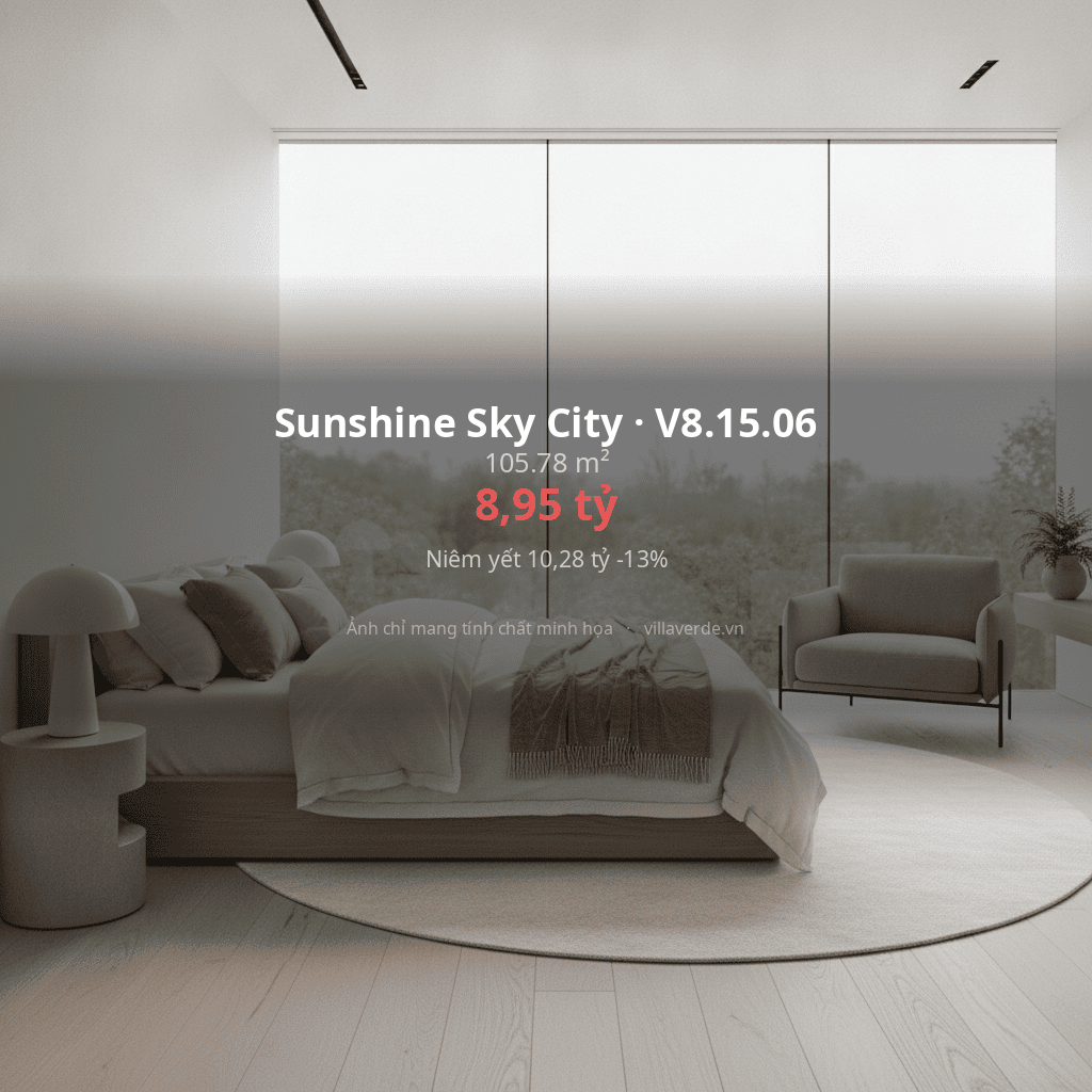 Sunshine Sky City · V8.15.06 - ảnh nội thất - 105.78 m²