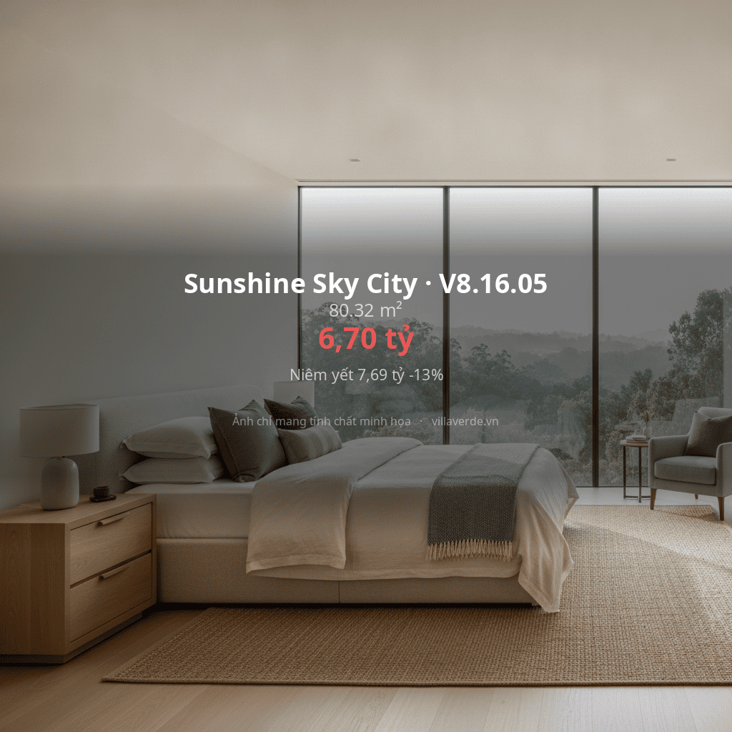 Sunshine Sky City · V8.16.05 - ảnh nội thất - 80.32 m²