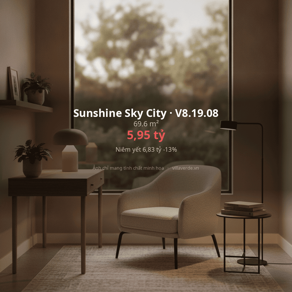 Sunshine Sky City · V8.19.08 - ảnh nội thất - 69.6 m²