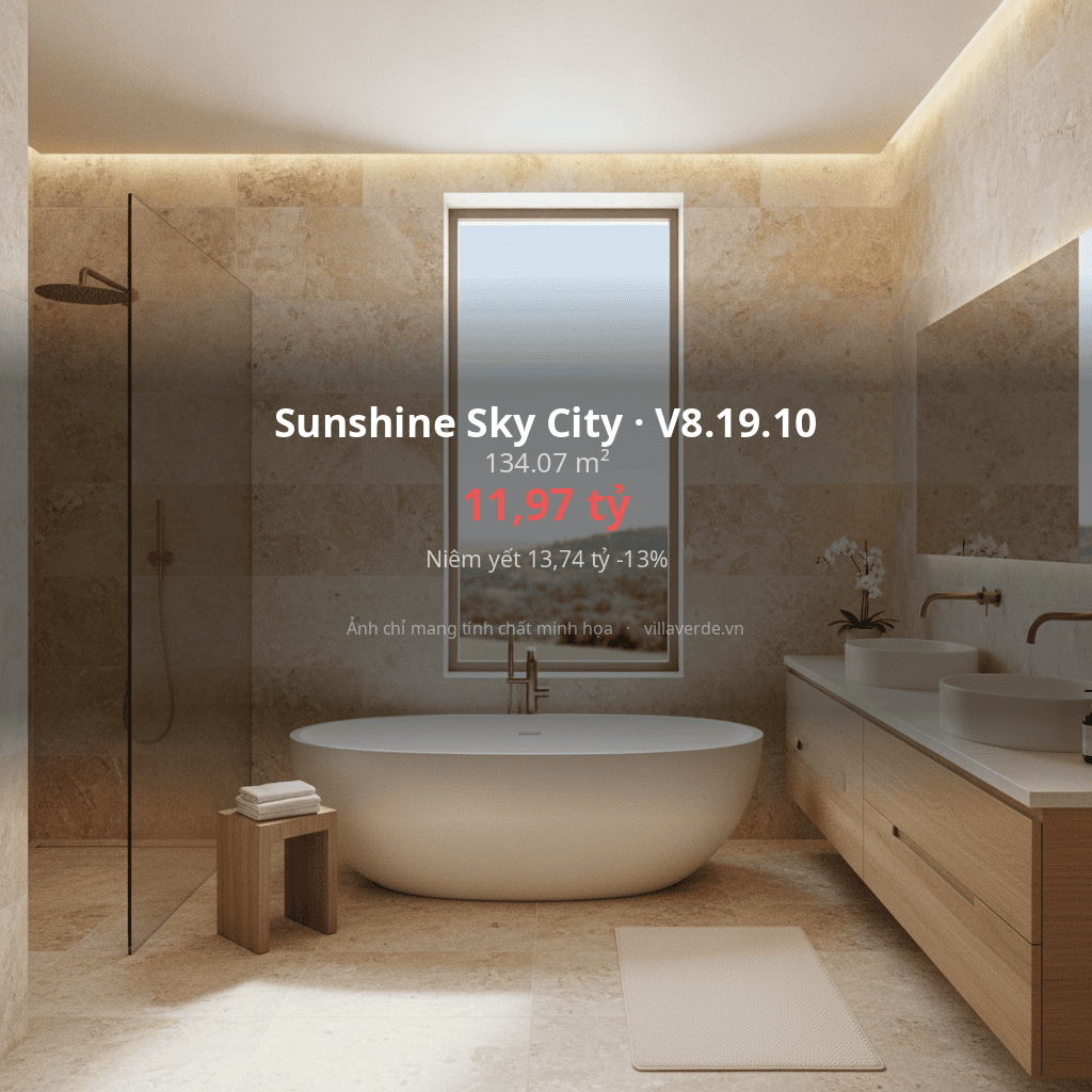 Căn hộ 4 phòng ngủ V8.19.10 - Sunshine Sky City 5 Sunshine Sky City · V8.19.10 - ảnh nội thất - 134.07 m²