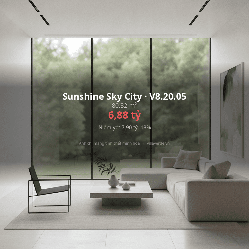 Sunshine Sky City · V8.20.05 - ảnh nội thất - 80.32 m²