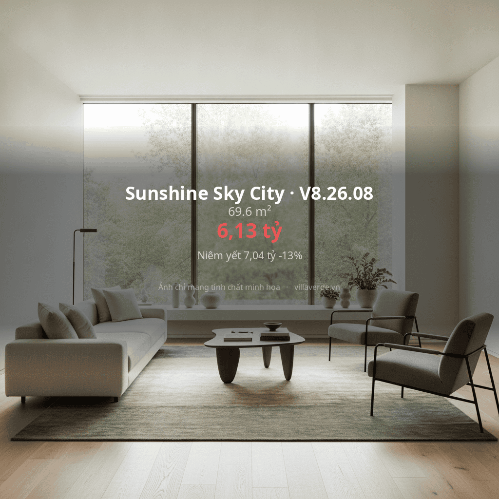 Sunshine Sky City · V8.26.08 - ảnh nội thất - 69.6 m²
