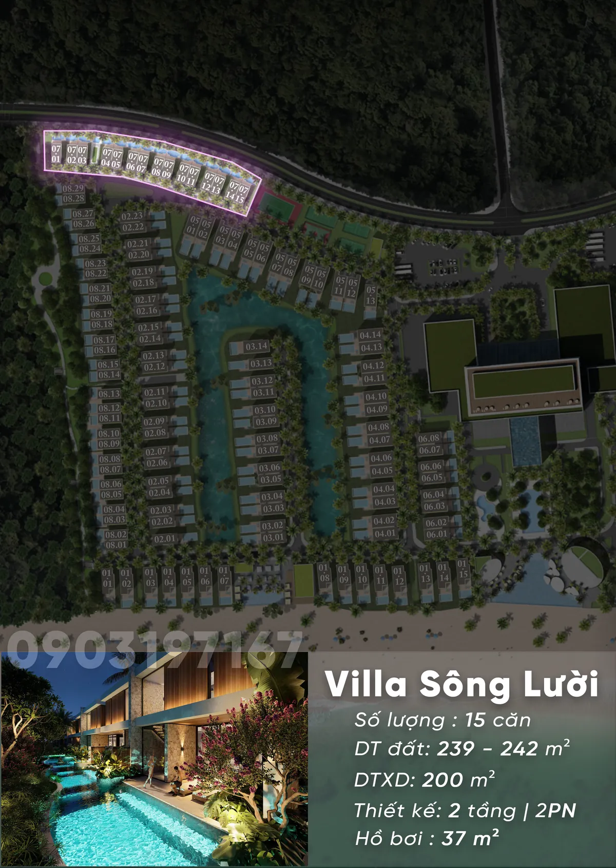 Layout-biet-thu-song-luoi-melia-forest-bay-phu-quoc