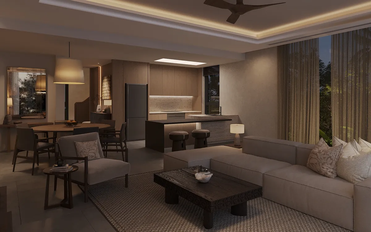 thiet ke noi that melia forest bay phu quoc Living 02 N