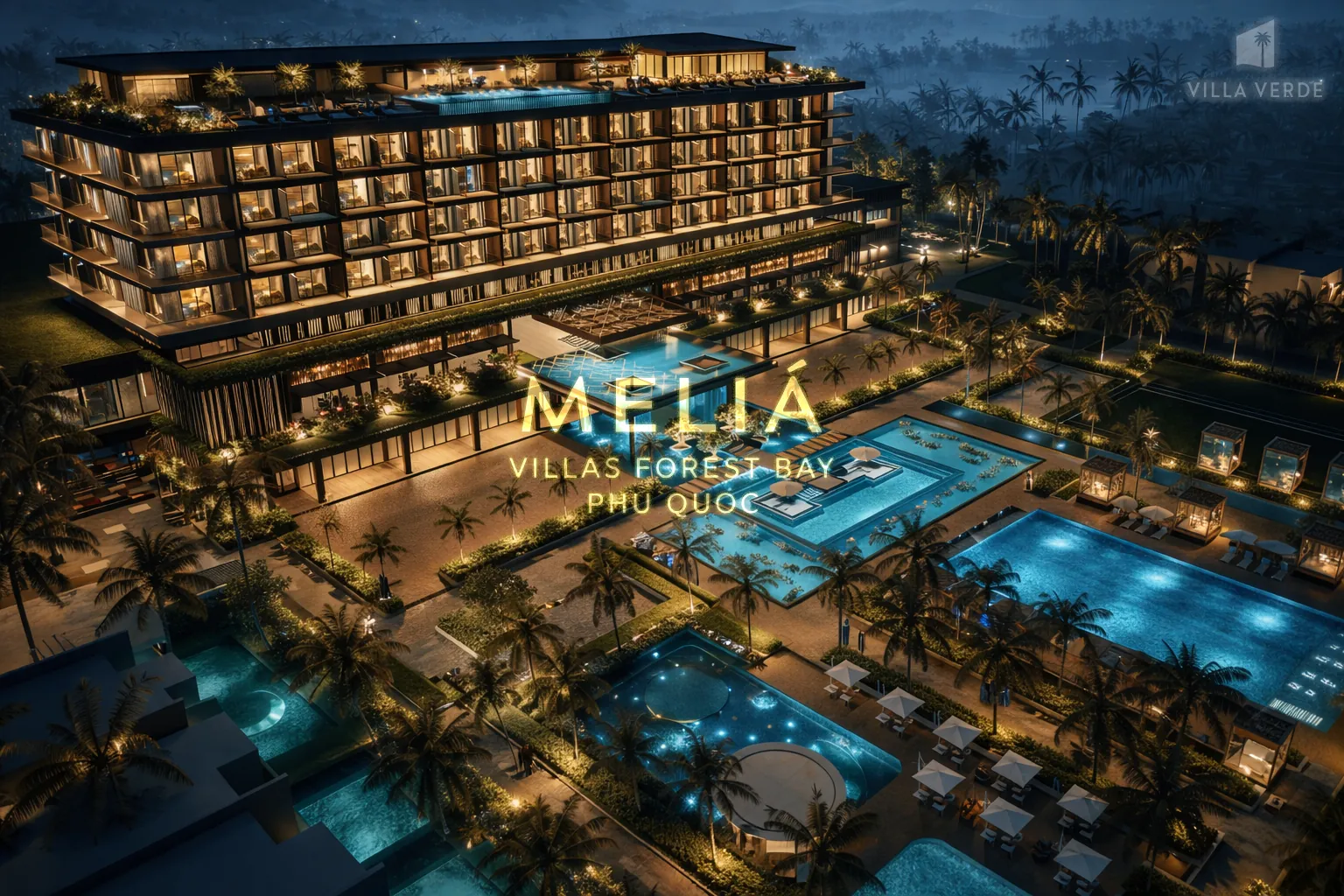 Đối tác Thiết kế Quy hoạch & Kiến trúc Melia Villas Forest Bay Phú Quốc 2 Phối cảnh Melia Villas Forest Bay Phú Quốc do CMV Architects thiết kế quy hoạch và kiến trúc