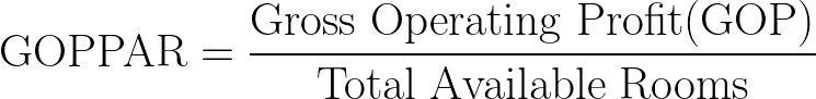 Công thức GOPPAR - chỉ số đo lường lợi nhuận hoạt động gộp trên mỗi phòng sẵn có