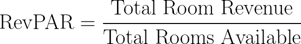 Công thức RevPAR
