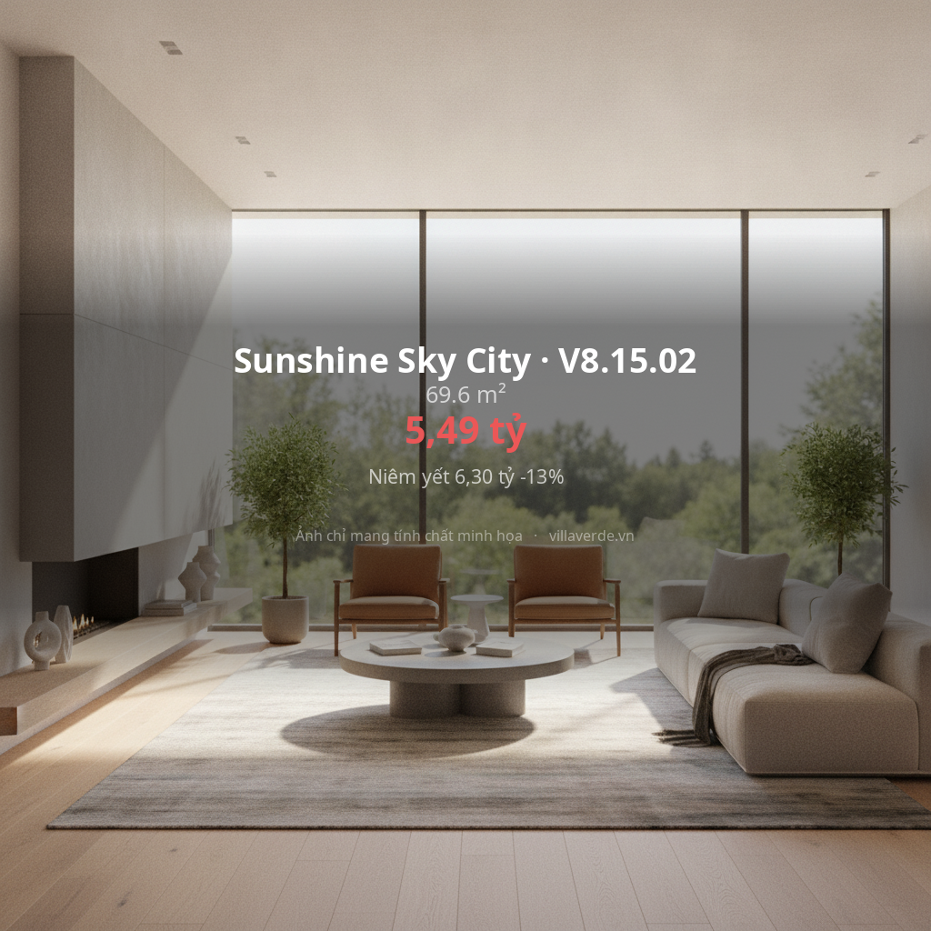 Sunshine Sky City · V8.15.02 - ảnh nội thất - 69.6 m²