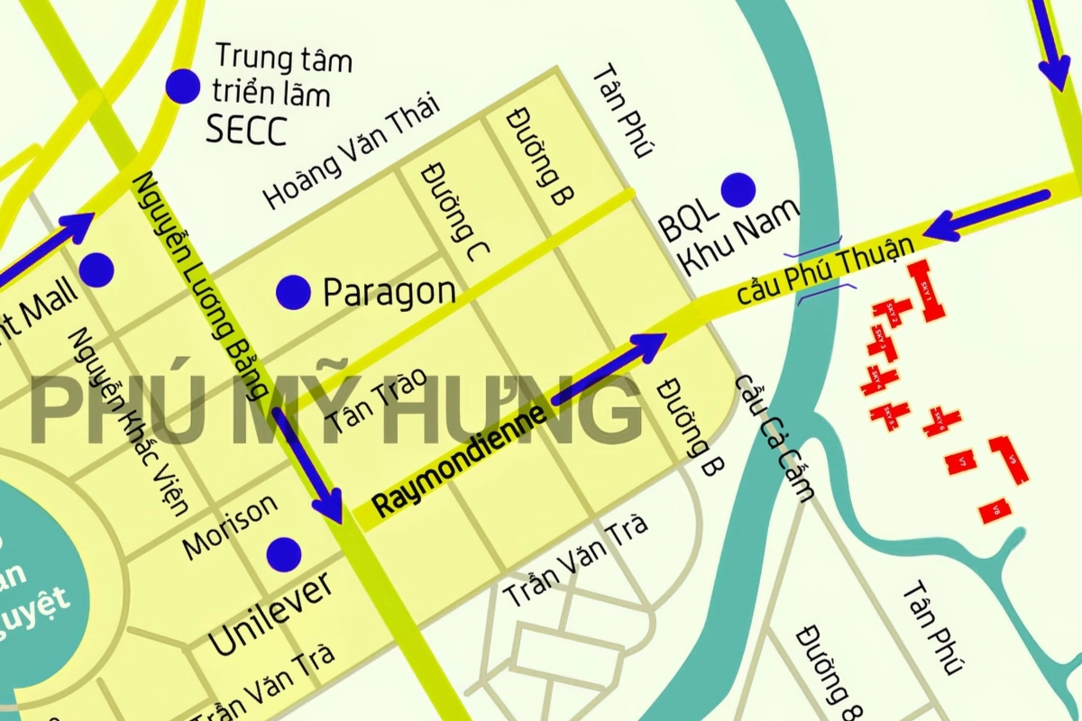 Bản đồ vị trí Sunshine Sky City